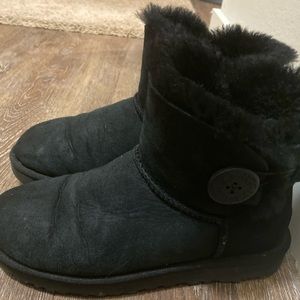 Ugg black women short boots